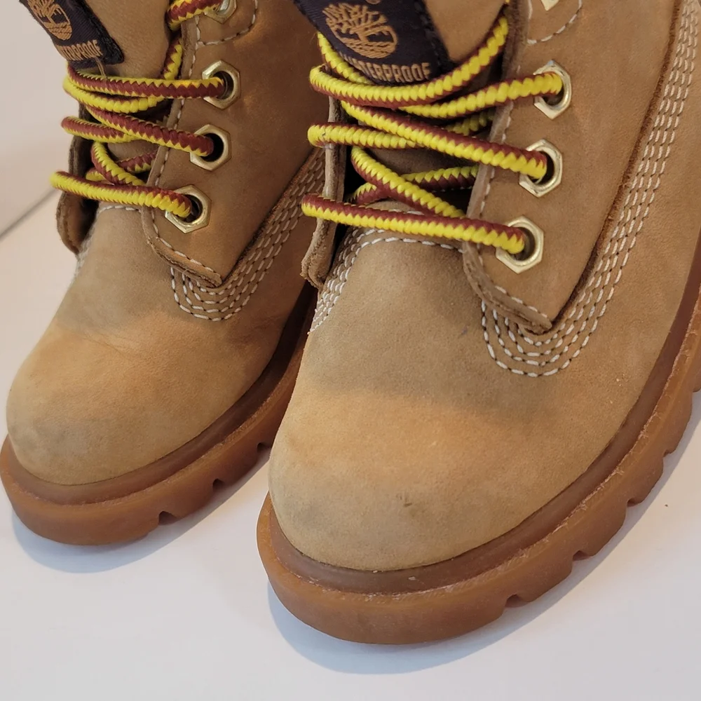 Timberland Premium 6in boots for Toddler Size 5 infant waterproof hike w…